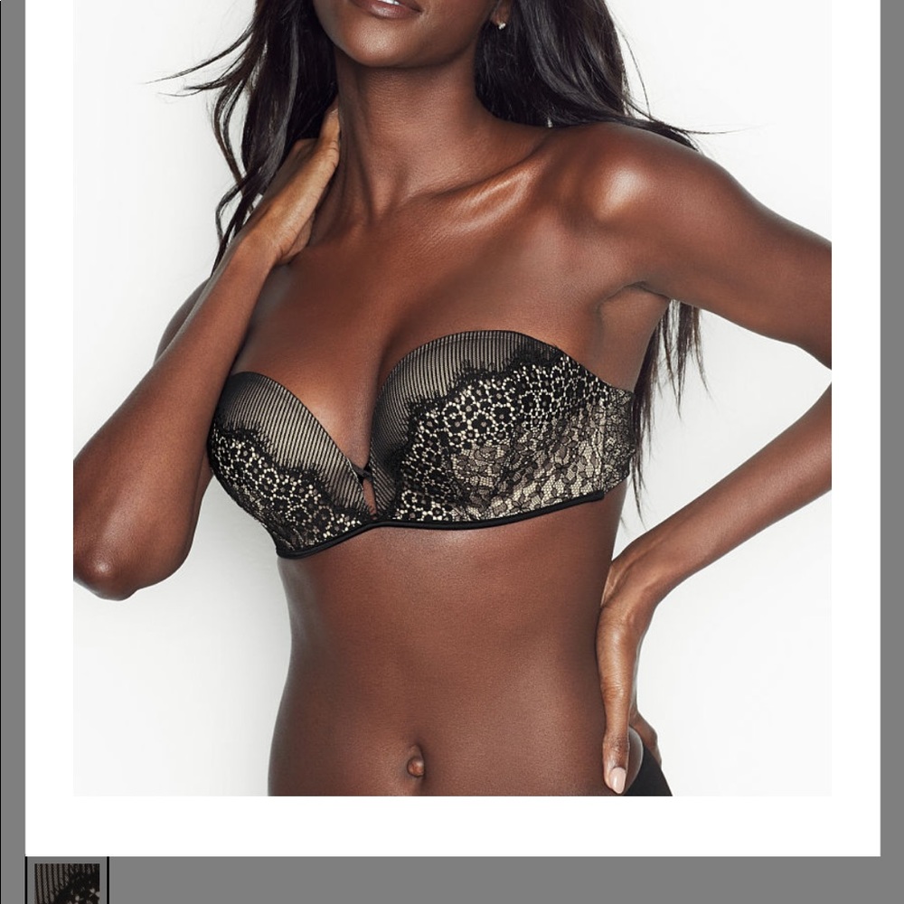 NEW Victoria’s Secret strapless push-up bra - 32C